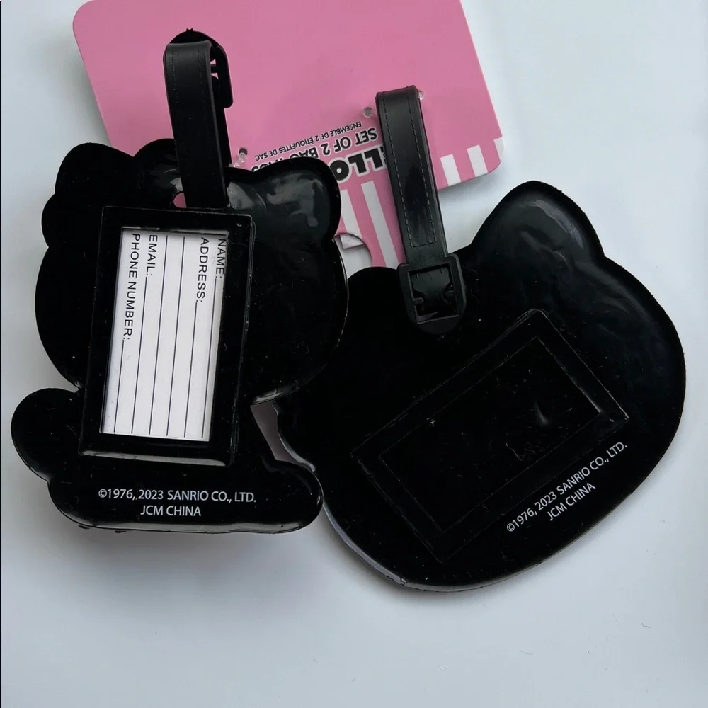 Hello Kitty Sanrio Travel Bundle - Passport Holder, Luggage Tags & Straps